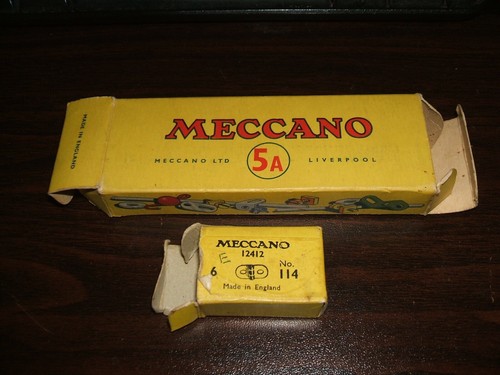 Meccano empty boxes and - meccano,