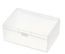 MUJI  Polypropylene Accessory Medicine EaringSmall Goods Case　M(64 x 52 x 20 mm）