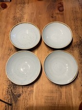 Churchill China Stonecast Coupe Bowl 18.2cm (7.25") Duck Egg Blue x4