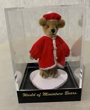 WORLD OF MINIATURE BEARS NICHOLE WITH CASE PERFECT