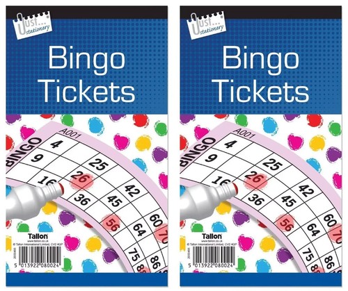 Jumbo bingo book pad - x,