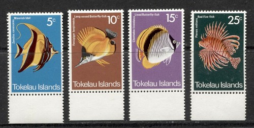 Tokelau 1975 exotic fish - exotic,