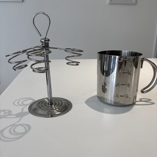 Ice Cream Cone Holder & Measuring Jug - Stainless Steel