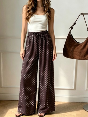 Ladies casual polka dot - ladies,