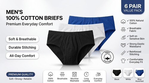 Pairs men s y fronts - 12, y-fronts