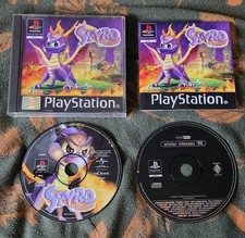 Spyro The Dragon & Demo Disc Playstation 1 PS1 Game Black Label