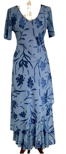 Blue dress and scarf - dress,