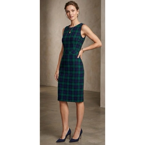 Crew black watch tartan - black,