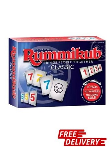 Rummikub player game - rummikub,