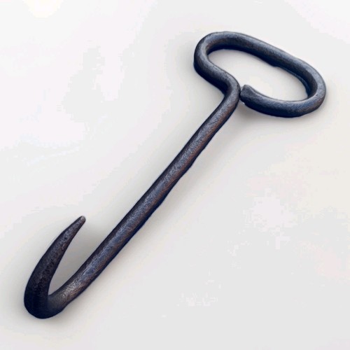 Vintage hay bale hook old - vintage, farm