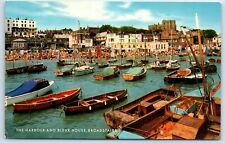Postcard Broadstairs Kent England The Harbour and Bleak House