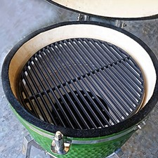 Round Cast Iron Barbecue Grill Grate Outdoor BBQ Cooking Grid Replacement Net
