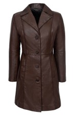 Women's Brown Real Lambskin