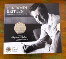 2013 Benjamin Britten 50p