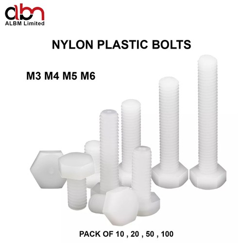 White hex nylon - m4,
