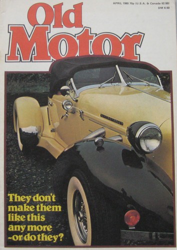 Old motor magazine april 1980 - old,