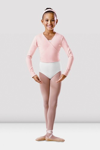 Bloch girls long sleeve wrap - long,