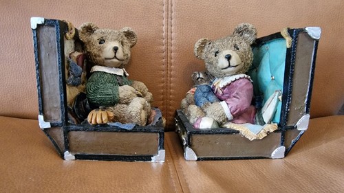 Vintage teddy bear - vintage, book
