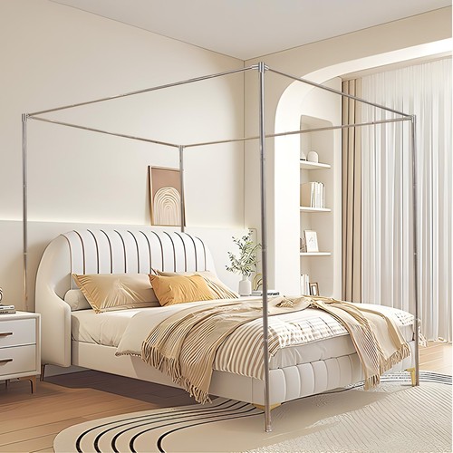 Stainless steel canopy bed - stainless,