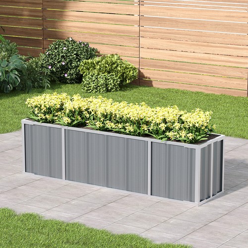 Metal garden raised bed - metal,