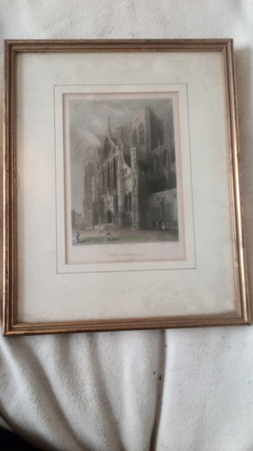 Antique 1836 york minster - antique,