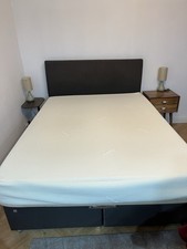 Tempur Cloud King Size Mattress + Solid Wood Divan