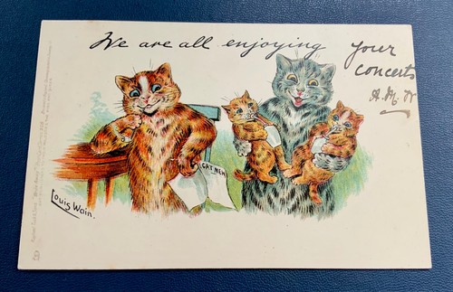 Original vintage postcard - original,