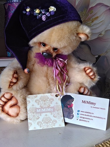 Ooak artist bear benedict - bear,