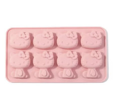 1 x Super Cute - HELLO KITTY - Silicone Ice Cube Tray - PINK