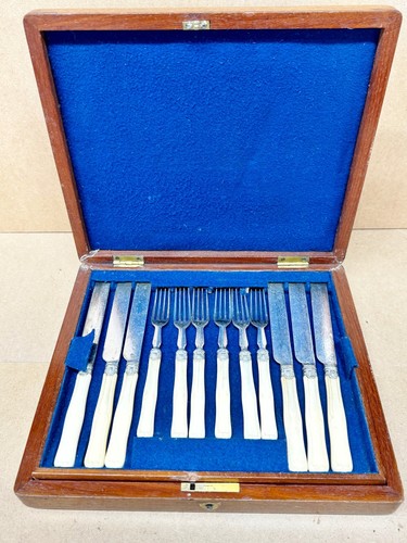 Antique cutlery set - set, 12