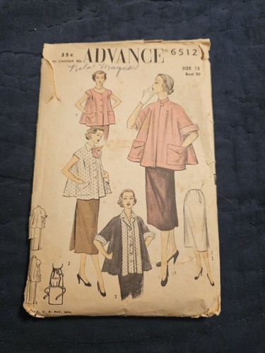 Vintage advance pattern 6512 - vintage,