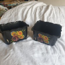 Vtg Pair Canal Ware Boxes