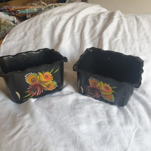Vtg pair canal ware boxes - vtg,