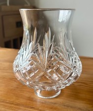Vintage Crystal Hurricane Lamp