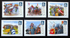 Alderney - 2016 - Battle of Hastings - SG A580/A585 - MNH Set