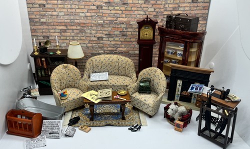 Dolls house wartime job lot