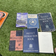 FORD popular.anglia, prefect,instruction maintenance books job lot x 6-1950-63