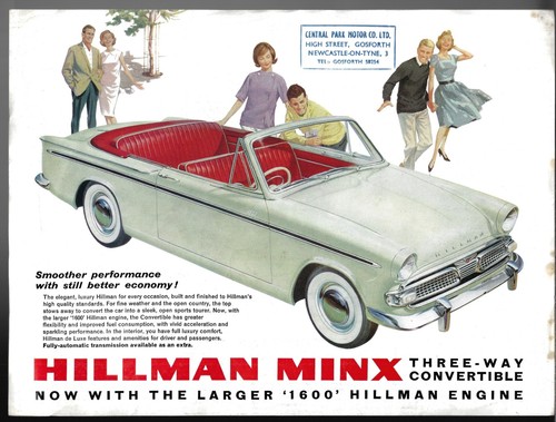 Hillman minx series - minx, 1600