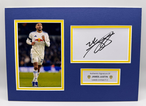 Signed james justin - james,