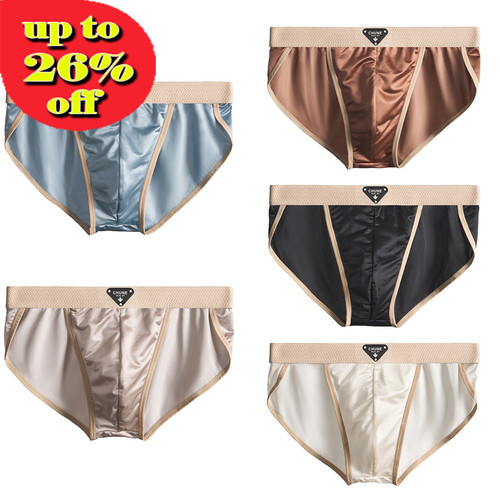 Men satin silk briefs - silk,