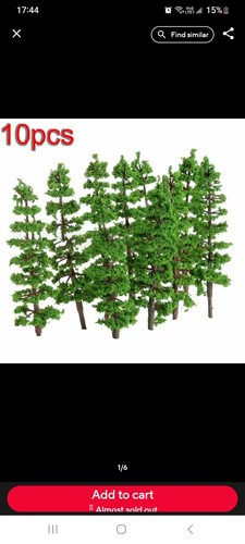 10x model pine trees - pine,