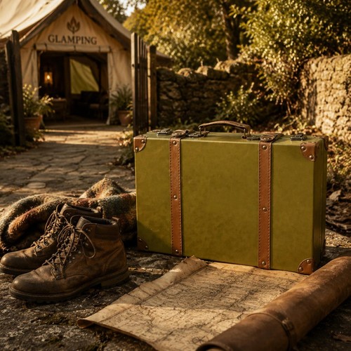 Suitcase shaped storage - suitcase-shaped, box