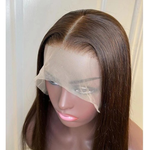 Natural brown wigs - wigs, heat