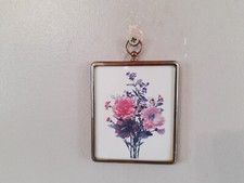 Framed Wall Art Print Flowers Floral Picture Miniature Wall Hanging