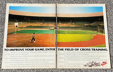 Vintage Old Skool 1988 Magazine Advert Picture Nike Air Trainer Airsole 80's