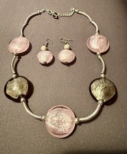 Necklace and ear rings set - necklace,