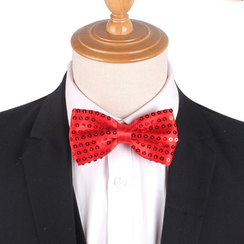 Sequined bow tie stage - sequined,