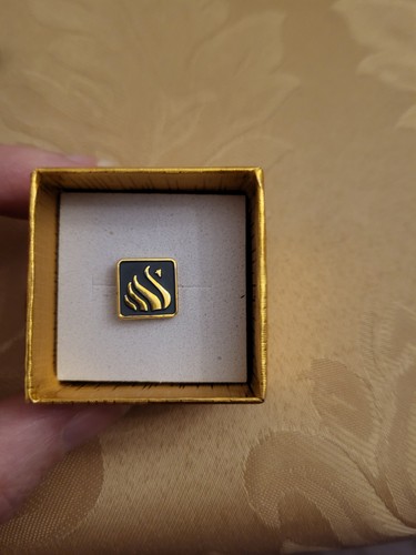 Swarovski swan logo gold - swan,