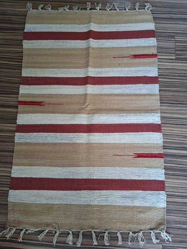 Handwoven striped flat - striped, weave