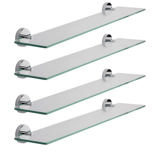 Iflo milton glass - glass, shelf